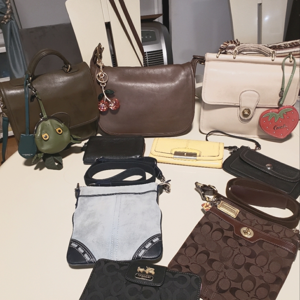 COACH VINTAGE BAGS AND WALLETS